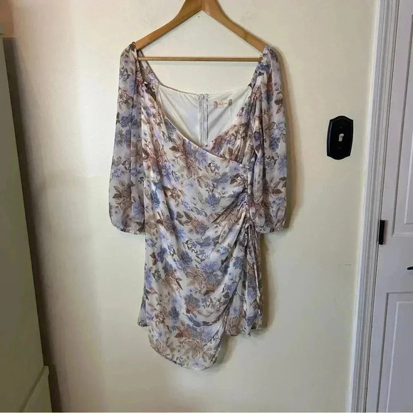 Altar'd State Serelia Dress Beautiful Fall Floral Size Large - Picture 2 of 12